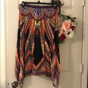 Flying Tomato Handkerchief Hem Skirt